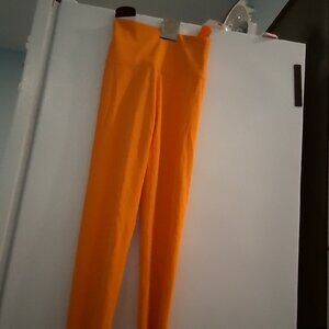 Orange AERIE OFFLINE leggings